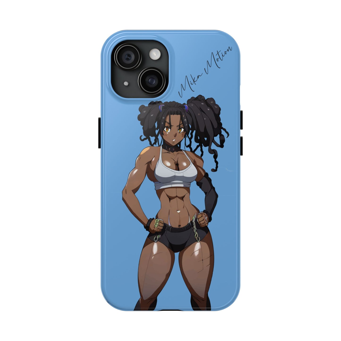 Anime Gym Bae iPhone Case Featuring Gym Bae Mika Motion