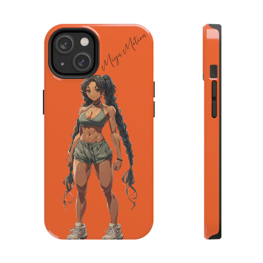ANIME GYM BAE iPhone Case Featuring Gym Bae Miyu Motion