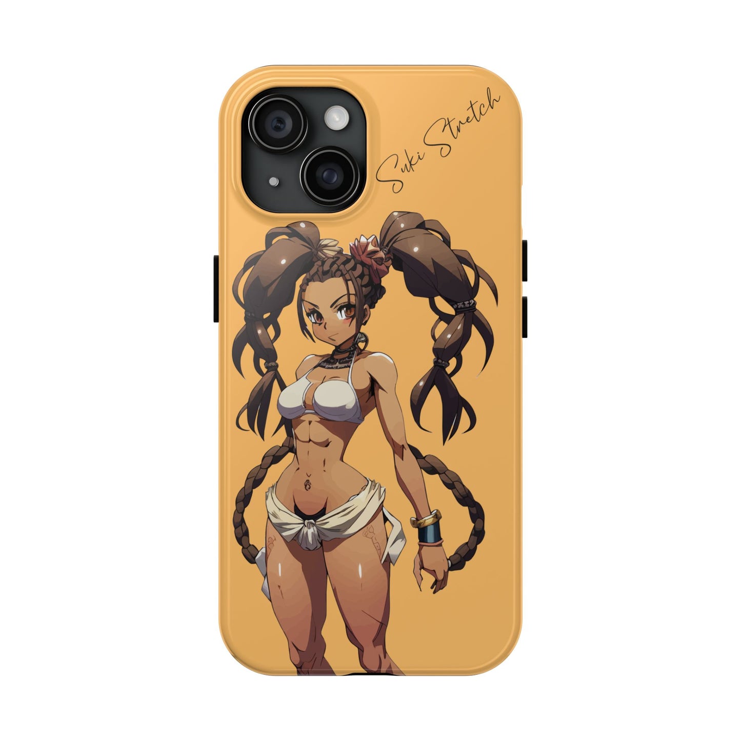 ANIME GYM BAE iPhone Case Featuring Gym Bae Suki Stretch