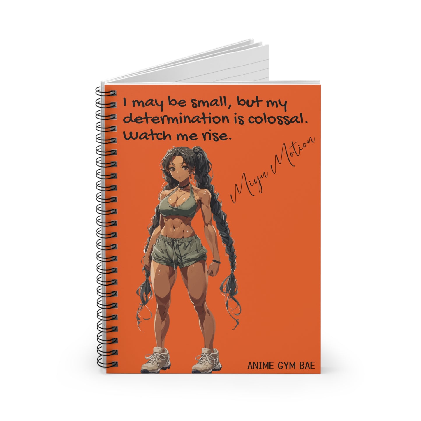ANIME GYM BAE Spiral Notebook Ft. Gym Bae Miyu Motion