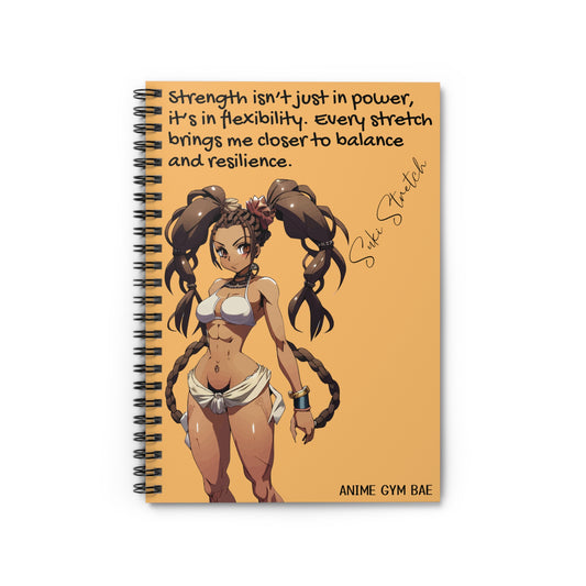 ANIME GYM BAE Spiral Notebook Ft. Gym Bae Suki Stretch