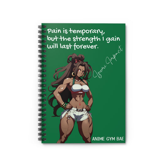 ANIME GYM BAE Spiral Notebook Ft. Gym Bae Izumi Impact