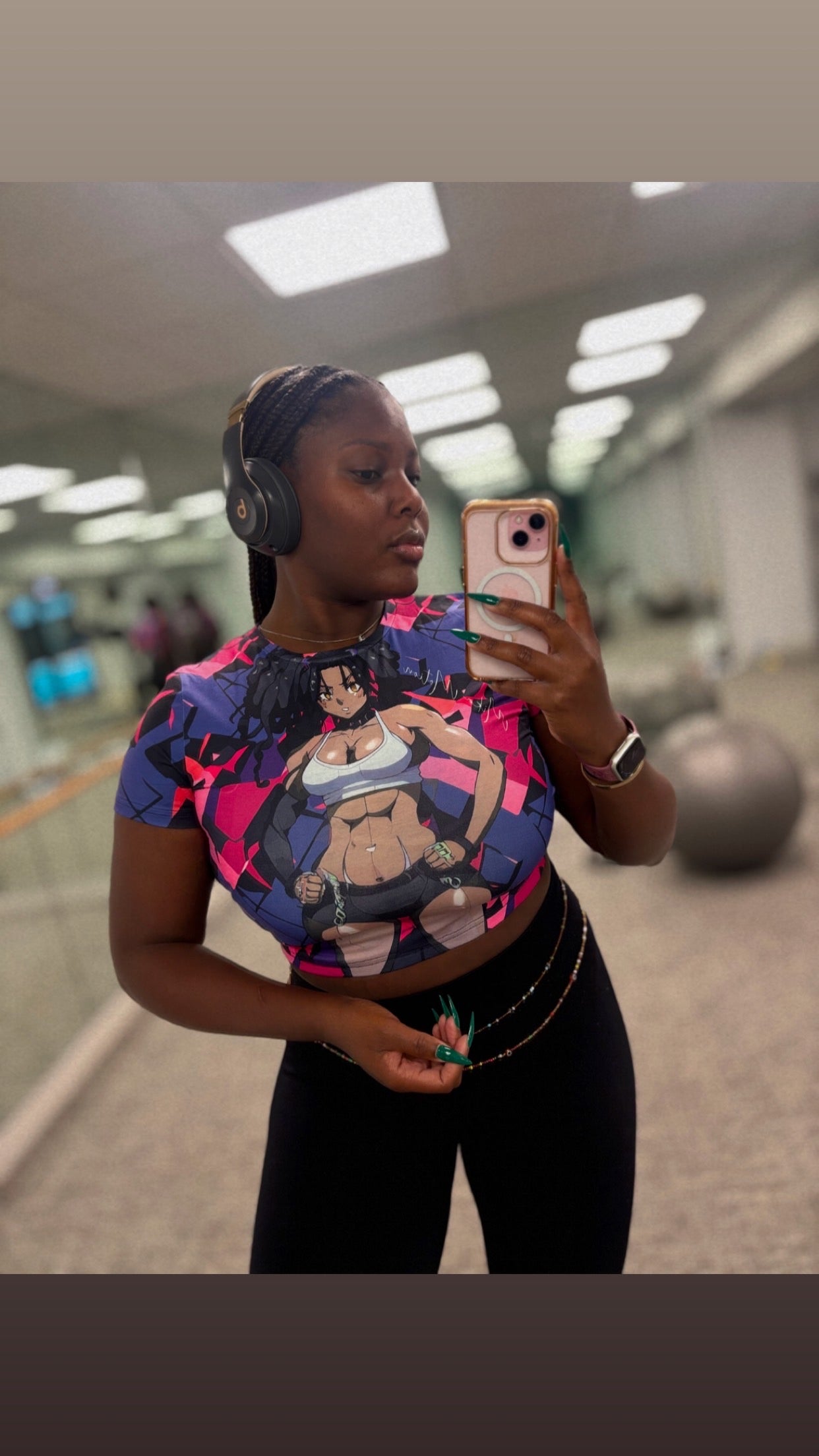 Anime Gym Bae™ Limited Edition Crop Top – Mika Motion