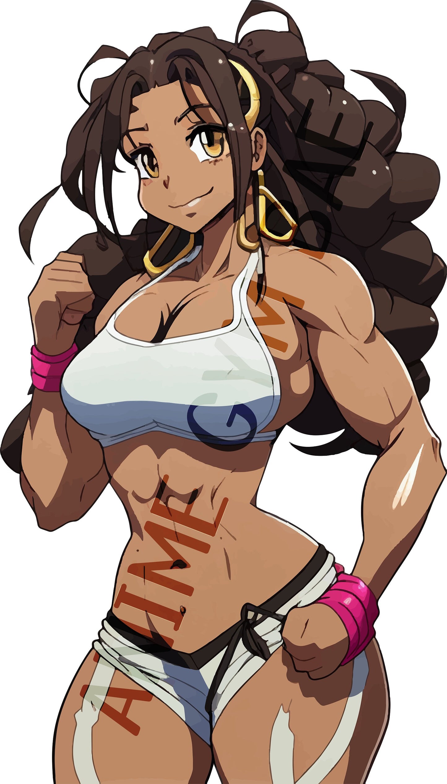 Chelsea Chisel ANIME GYM BAE Oversized Snow Wash T-Shirt - Workout Apparel, Gym Fashion, Anime Lover Gift, Otaku - Rose Red