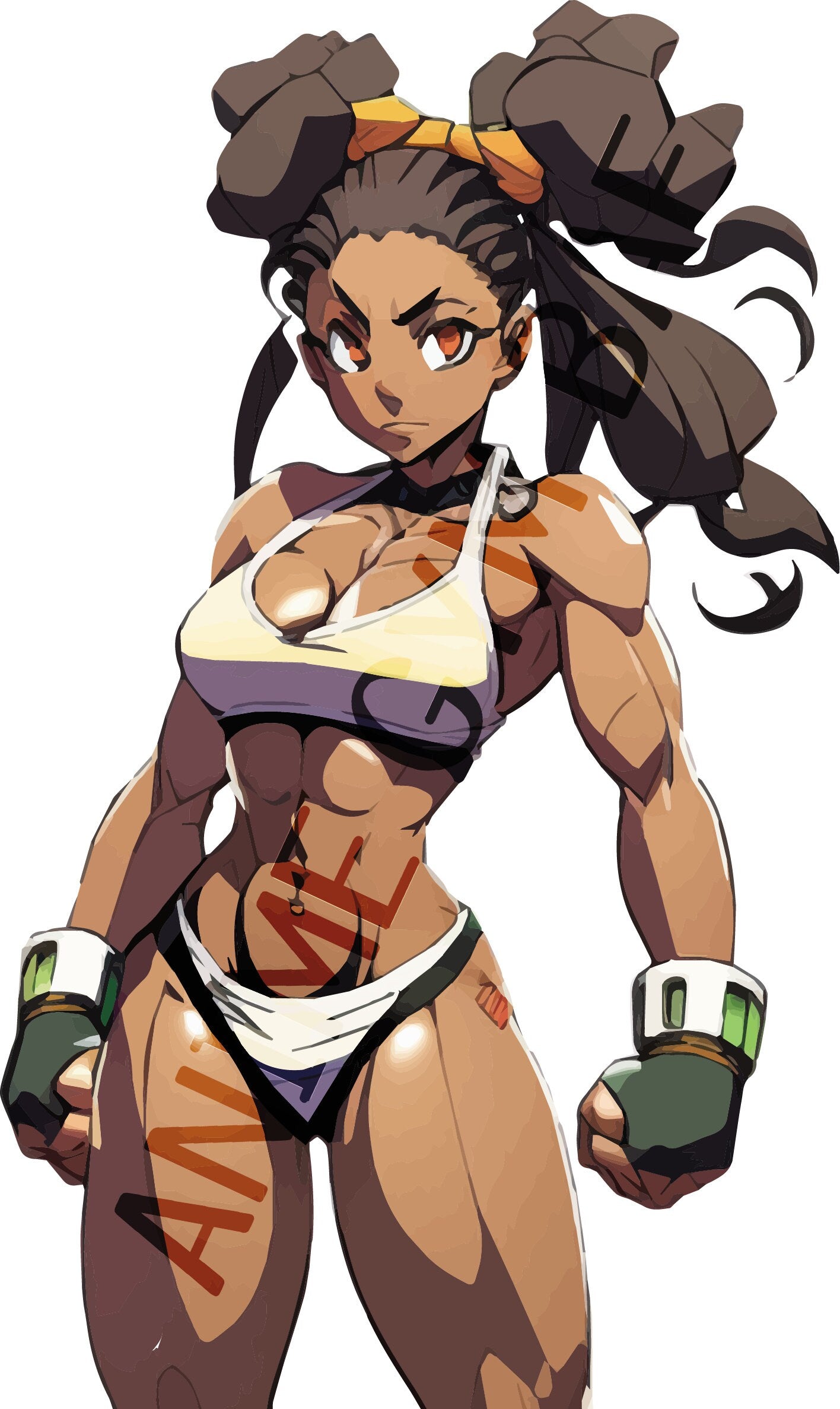 Miko Muscles ANIME GYM BAE Oversized Snow Wash T-Shirt - Workout Apparel, Gym Fashion, Anime Lover Gift, Otaku - Light Gray