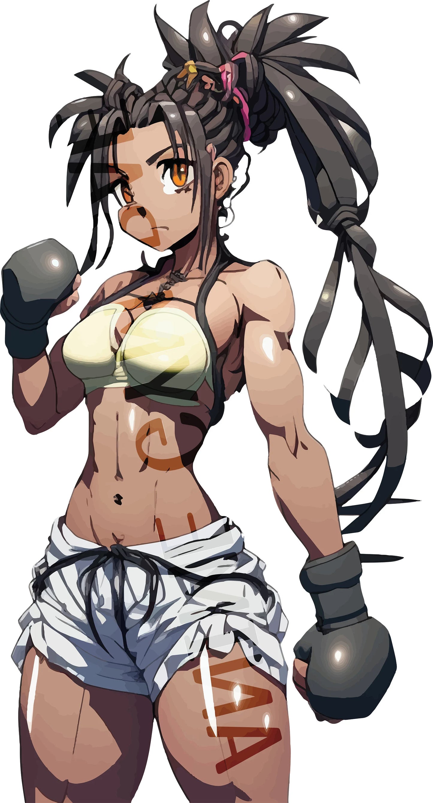 Riko Rumble ANIME GYM BAE Oversized Snow Wash T-Shirt - Workout Apparel, Gym Fashion, Anime Lover Gift, Otaku - Pirate Gray